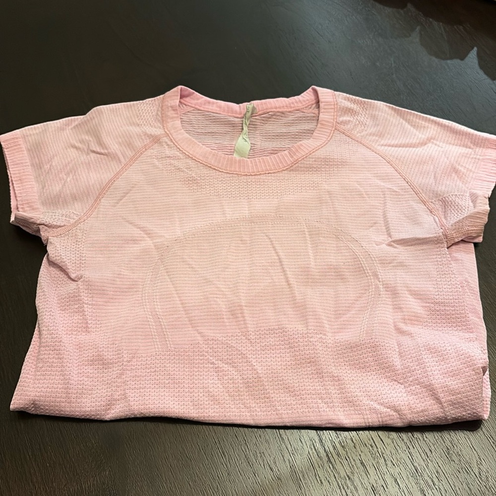 Light Pink Lululmeon Speedy Tee